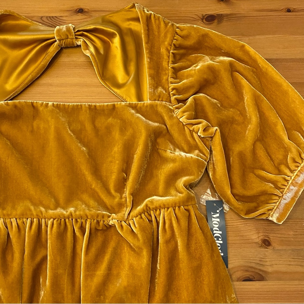 Modcloth Velvet Babydoll Dress Cocktail Bridesmaid